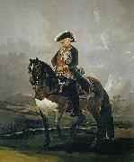 Francisco de Goya Carlos IV a caballo oil painting reproduction